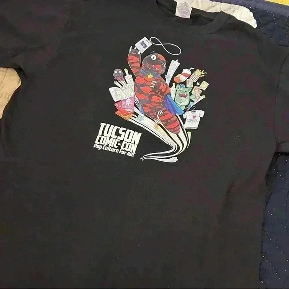 Comic Con Tucson Arizona 2023 Black Tee Shirt Size M - Picture 4 of 4